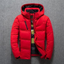 Load image into Gallery viewer, Men Thermal Thick Snow Parka White Duck Down Jacket