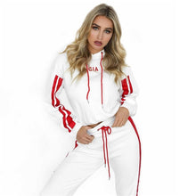Load image into Gallery viewer, ZP- 2019summer Autumn Two Pieces Set Hoodie Top And Pant Tracksuit Women Set Elastic Waist Leisure 2 Piece Set Women Outfits
