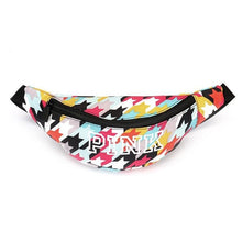 Load image into Gallery viewer, RAISEVERN PINK Letters Print Tank Top Shorts Suit Two Piece Set Sexy Sleeveless Women Outfits Summer Sporting 2 Piece Set