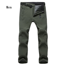 Load image into Gallery viewer, Hot Sale New Winter Men&#39;s Fleece SoftShell Windproof Pants Fashion Casual High Quality Man&#39;s Pants 34-47 802