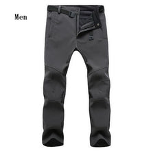 Load image into Gallery viewer, Hot Sale New Winter Men&#39;s Fleece SoftShell Windproof Pants Fashion Casual High Quality Man&#39;s Pants 34-47 802