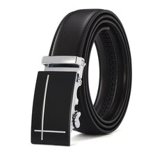 Load image into Gallery viewer, Fashion Brand Leather Belt Business Trouser Strap Pant Ceinture Homme Cowskin Automatic Buckle Cowhide Men Belts