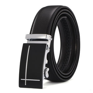 Fashion Brand Leather Belt Business Trouser Strap Pant Ceinture Homme Cowskin Automatic Buckle Cowhide Men Belts