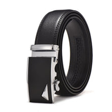 Load image into Gallery viewer, Fashion Brand Leather Belt Business Trouser Strap Pant Ceinture Homme Cowskin Automatic Buckle Cowhide Men Belts