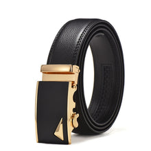 Load image into Gallery viewer, Fashion Brand Leather Belt Business Trouser Strap Pant Ceinture Homme Cowskin Automatic Buckle Cowhide Men Belts
