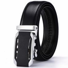 Load image into Gallery viewer, Hot Sale Brand mens belts for men good leather belt cowskin Automatic buckle business trouser strap pant ceinture homme