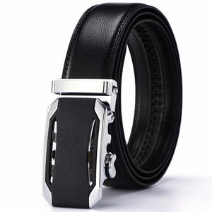 Hot Sale Brand mens belts for men good leather belt cowskin Automatic buckle business trouser strap pant ceinture homme
