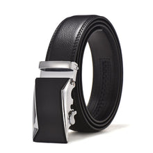Load image into Gallery viewer, Hot Sale Brand mens belts for men good leather belt cowskin Automatic buckle business trouser strap pant ceinture homme