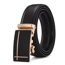 Load image into Gallery viewer, Hot Sale Brand mens belts for men good leather belt cowskin Automatic buckle business trouser strap pant ceinture homme