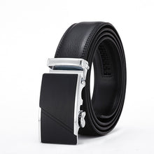 Load image into Gallery viewer, Hot Sale Brand mens belts for men good leather belt cowskin Automatic buckle business trouser strap pant ceinture homme