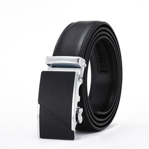 Hot Sale Brand mens belts for men good leather belt cowskin Automatic buckle business trouser strap pant ceinture homme