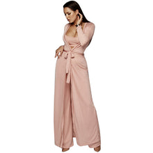 Load image into Gallery viewer, Women Knitted 3 Piece Set Spaghetti Strap Crop Top High Waist Pant Long Sleeve Cardigan Overcoat Suits Belt Autumn Streetwear