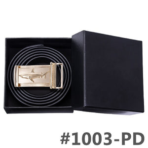 BK-1003 Barry.Wang Fashion Designer Smooth Buckle Men Genuine Leather Belts Alloy Buckle Belts For Mens Business Party Pant Suit