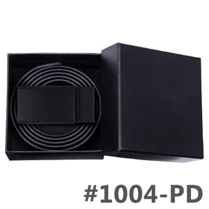 BK-1003 Barry.Wang Fashion Designer Smooth Buckle Men Genuine Leather Belts Alloy Buckle Belts For Mens Business Party Pant Suit