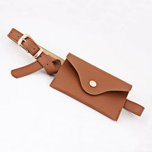 Load image into Gallery viewer, Women Belt With Waist Bag PU Leather Alloy Buckle Phone Pouch Belts for Jeans Pants Dress XRQ88