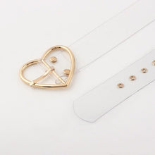 Load image into Gallery viewer, Hot Women&#39;s Heart Shaped Adjustable Belts Circle Sweet Cute Female Cummerbunds Belt Waistband Transparent Belts for Pants Jeans