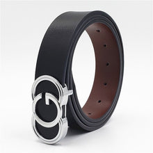 Load image into Gallery viewer, G Buckle Men/Women leather belt