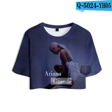 Load image into Gallery viewer, Two Piece Set Short 3D Pant Ariana Grande T shirt 3D Women Sets lovely Dew navel Tops and Short Pants Can be sold in one piece