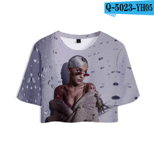 Load image into Gallery viewer, Two Piece Set Short 3D Pant Ariana Grande T shirt 3D Women Sets lovely Dew navel Tops and Short Pants Can be sold in one piece