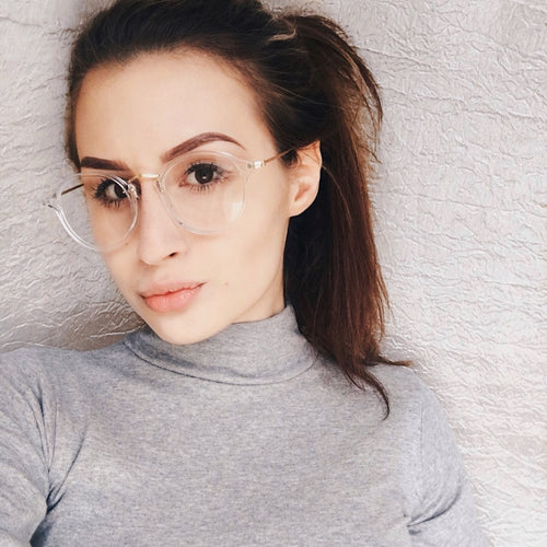 Reading Women Retro Myopia Eyeglasses Vintage Optical Glasses Transparent Frame Eye Glasses Frames
