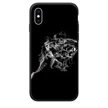 Load image into Gallery viewer, Soft Tpu Back Protective for iphone xs max case Phone Cover with Rope for iphone 8 case iPhone 8 Plus case Black TPU Backwoods