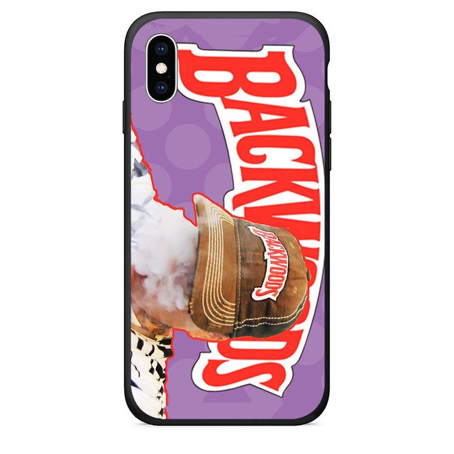 Soft Tpu Back Protective for iphone xs max case Phone Cover with Rope for iphone 8 case iPhone 8 Plus case Black TPU Backwoods