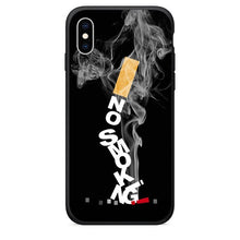 Load image into Gallery viewer, Soft Tpu Back Protective for iphone xs max case Phone Cover with Rope for iphone 8 case iPhone 8 Plus case Black TPU Backwoods