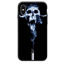 Load image into Gallery viewer, Soft Tpu Back Protective for iphone xs max case Phone Cover with Rope for iphone 8 case iPhone 8 Plus case Black TPU Backwoods