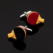 Load image into Gallery viewer, High quality men&#39;s series of other red Cufflinks / glasses / coke bottle / Cross / music symbols / extinguisher Cufflinks