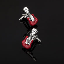 Load image into Gallery viewer, High quality men&#39;s series of other red Cufflinks / glasses / coke bottle / Cross / music symbols / extinguisher Cufflinks