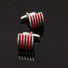 Load image into Gallery viewer, High quality men&#39;s series of other red Cufflinks / glasses / coke bottle / Cross / music symbols / extinguisher Cufflinks