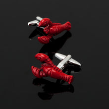 Load image into Gallery viewer, High quality men&#39;s series of other red Cufflinks / glasses / coke bottle / Cross / music symbols / extinguisher Cufflinks
