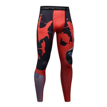 Load image into Gallery viewer, Skinny Sweatpants for Men Compression Pants Men Fashion Leggings Jogger Men 3D Fitness Pants Spiderman Flash Elastic Trousers