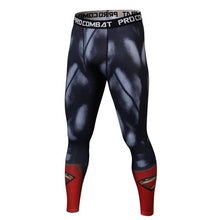 Load image into Gallery viewer, Skinny Sweatpants for Men Compression Pants Men Fashion Leggings Jogger Men 3D Fitness Pants Spiderman Flash Elastic Trousers