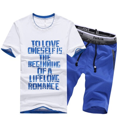 NaranjaSabor Summer Men's Shorts Casual Suits Sportswear Mens Clothing Sets Short Pants Male sweatshirt Boy Fashion Clothing 4XL