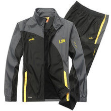 Load image into Gallery viewer, YIHUAHOO Brand Tracksuit Men Two Piece Clothing Sets Casual Jacket+Pants 2PCS Track Suit Sportswear Sweatsuits Man LB1601