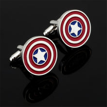 Load image into Gallery viewer, High quality men&#39;s series of other red Cufflinks / glasses / coke bottle / Cross / music symbols / extinguisher Cufflinks