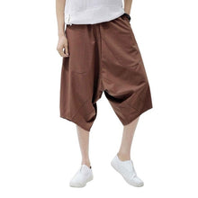 Load image into Gallery viewer, Punk Street Star Male Cross Pants Low Rise Lantern Pants Men Ultralarge Harem print Pants Hiphop Jogger Trousers harem pants