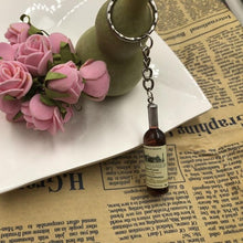 Load image into Gallery viewer, New Handmade Resin Wine Bottle Key Chains Unisex