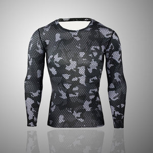 Mens Compression Camouflage Thermals