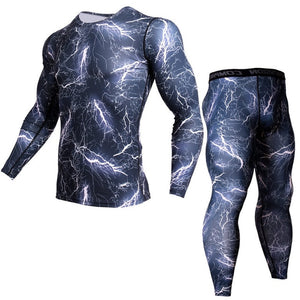 Mens Compression Camouflage Thermals