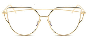 Cat Eye glasses Frame Women Retro Metal Eyeglasses Clear Lens Transparent Optical Glasses Frame Spectacle Gafas oculos eye wear