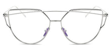 Load image into Gallery viewer, Cat Eye glasses Frame Women Retro Metal Eyeglasses Clear Lens Transparent Optical Glasses Frame Spectacle Gafas oculos eye wear