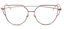 Load image into Gallery viewer, Cat Eye glasses Frame Women Retro Metal Eyeglasses Clear Lens Transparent Optical Glasses Frame Spectacle Gafas oculos eye wear
