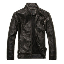 Load image into Gallery viewer, New arrive brand motorcycle leather jacket men, men&#39;s leather jacket jaqueta de couro masculina,mens leather jackets coats