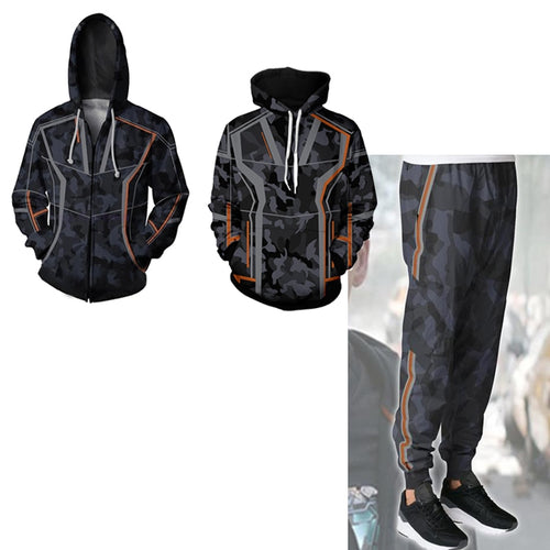 Avengers 3 Infinity War Iron Hoodie Sweatshirt Man Tony Stark Men 3D Print Hoodies Streetwear Casual Hoodies  Cospaly Coat Pants