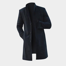 Load image into Gallery viewer, British Style Men&#39;s Long Jackets Coats Classic Jackets Trench Winter Clothes Solid Slim Fit Gentleman Outwear Hombre Masculino
