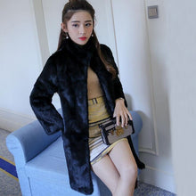 Load image into Gallery viewer, New Arrival Women&#39;s TONFUR Natural Full Whole Skin Genuine Rabbit Fur Coat with Keep Warm Mandarin Collar