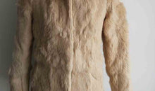 Load image into Gallery viewer, New Arrival Women&#39;s TONFUR Natural Full Whole Skin Genuine Rabbit Fur Coat with Keep Warm Mandarin Collar