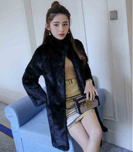 Load image into Gallery viewer, New Arrival Women&#39;s TONFUR Natural Full Whole Skin Genuine Rabbit Fur Coat with Keep Warm Mandarin Collar